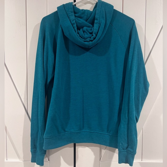 Vintage Zine Clothing Teal Hoodie - Picture 2 of 3